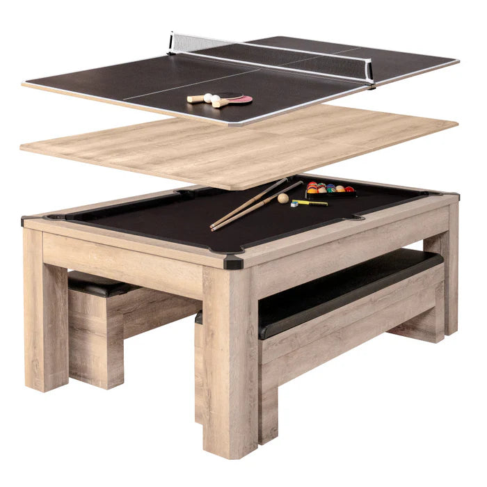 Combination Game Table Assembly