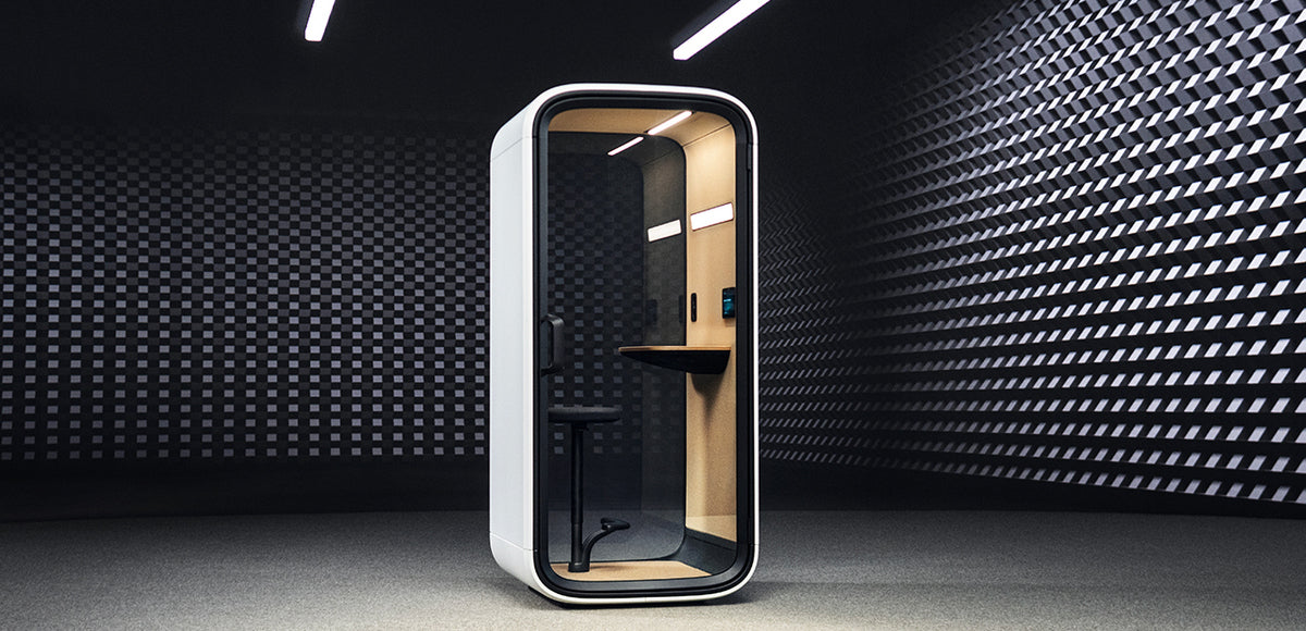 Mobile Office Pod Booth Assembly